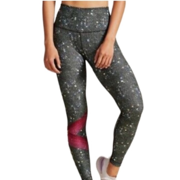 Peloton Leggings WITH Galaxy Girls Night Out Reversible Leggings Size XL - Picture 3 of 7